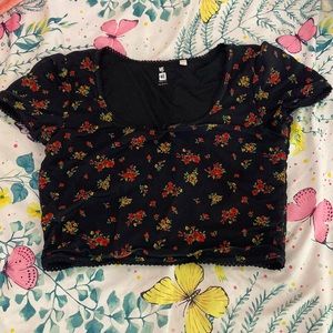 Floral crop top